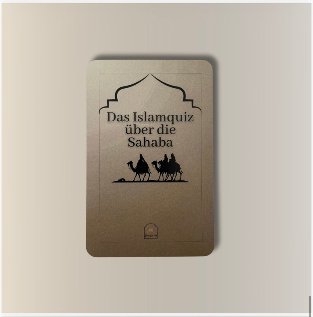 Quizkarten über unsere Sahaba ra.
