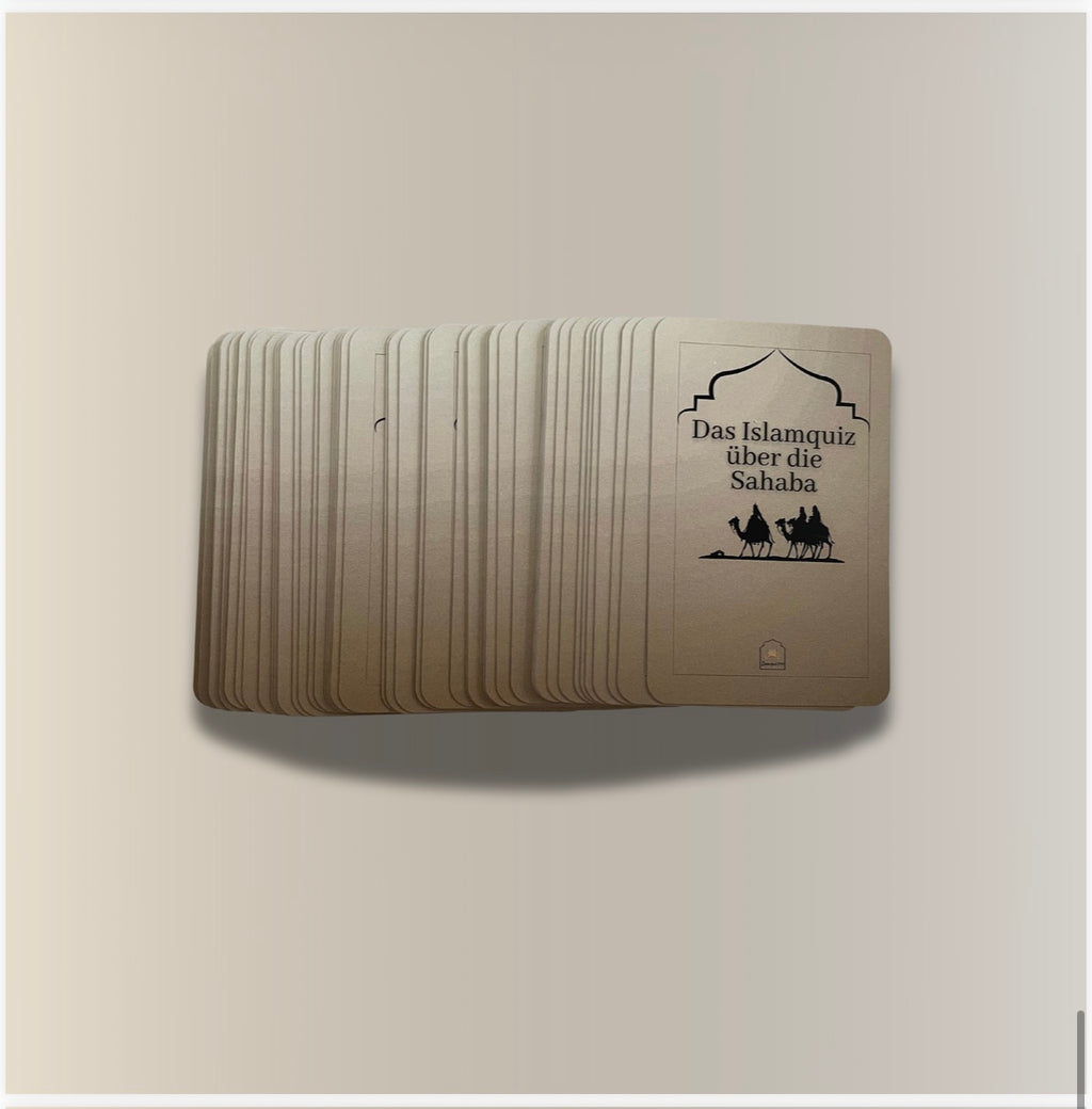 Quizkarten über unsere Sahaba ra.